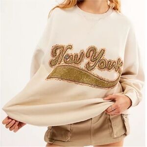 Rare Free People Bali Drifter Sweatshirt NWOT